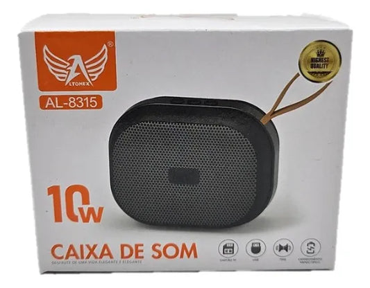 Caixa de Som Bluetooth AL 8315 – Potência, Estilo e Conectividade