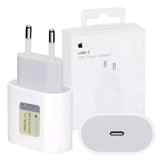Fonte Carregadora USB Tipo-C 20W – Carregamento Rápido e Seguro