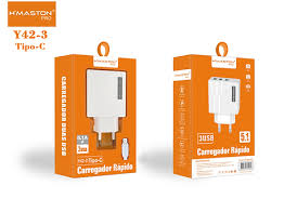 Y42 3 em 1 Tipo-C – Carregamento Rápido e Prático para Múltiplos Dispositivos