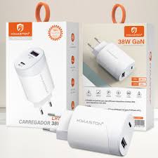 Carregador H'maston LR11 – Rápido, Seguro e Compatível com Android e iOS